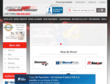 Tablet Screenshot of garageautoequipment.com